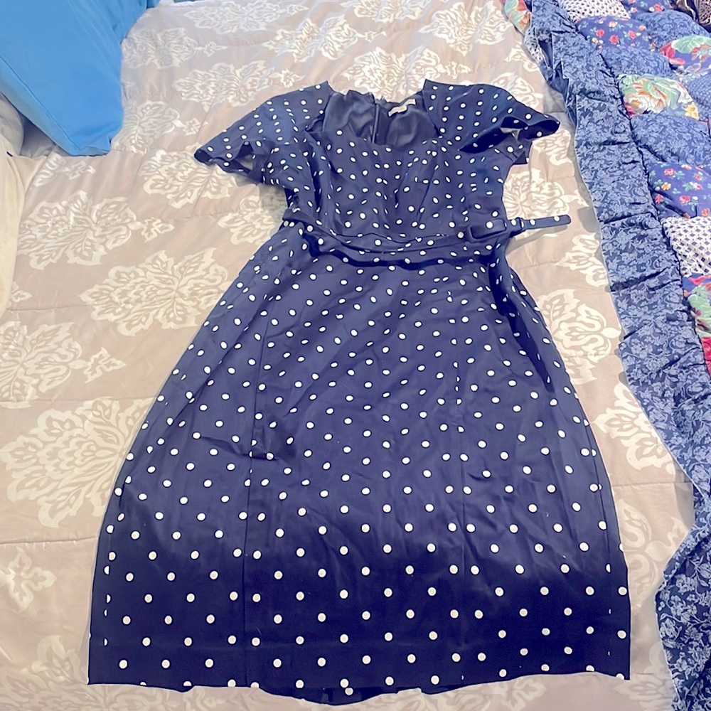 Navy blue dress